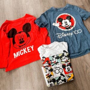 Disney Mickey Mouse Kids Shirt BUNDLE - SIZE 5T